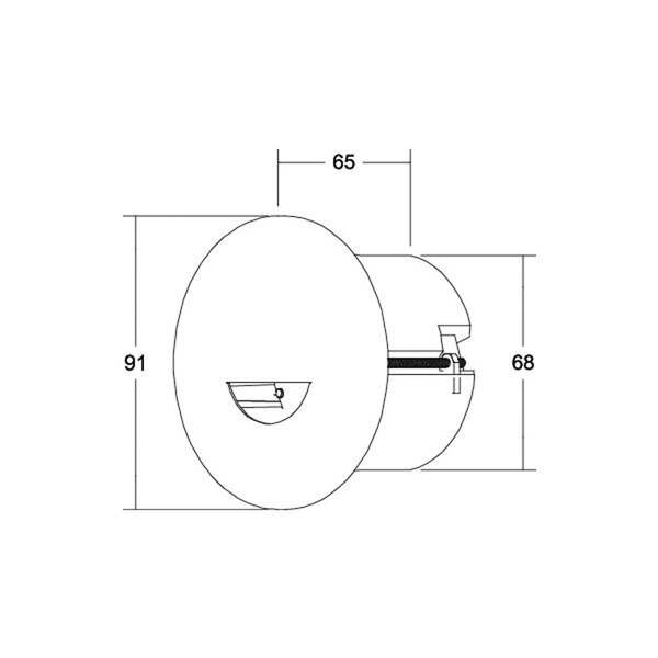  Brumberg Brumberg Adapt Wall Foco Led, Blanco Mate 