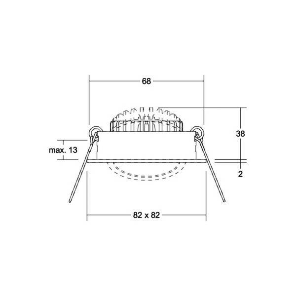  Brumberg Brumberg Bb05 Empotrado Rc Caja Conexiones Cromo 