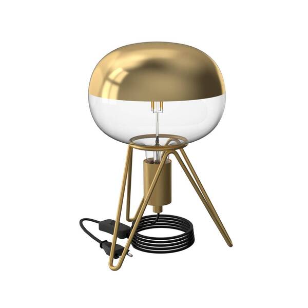  Calex Calex Tripod Lámpara De Mesa, Oro 