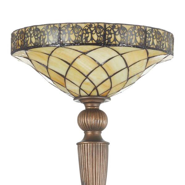  Clayre&eef Clayre&eef Lámpara Led De Pie Diamond, Estilo Tiffany 