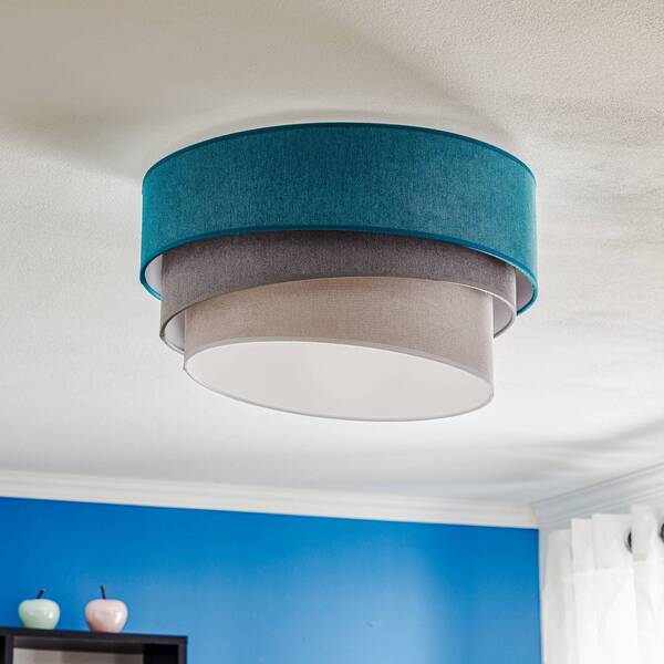  Duolla Duolla Lámpara De Techo Pastell Trio 45 Cm Turquesa/gris/gris Claro 