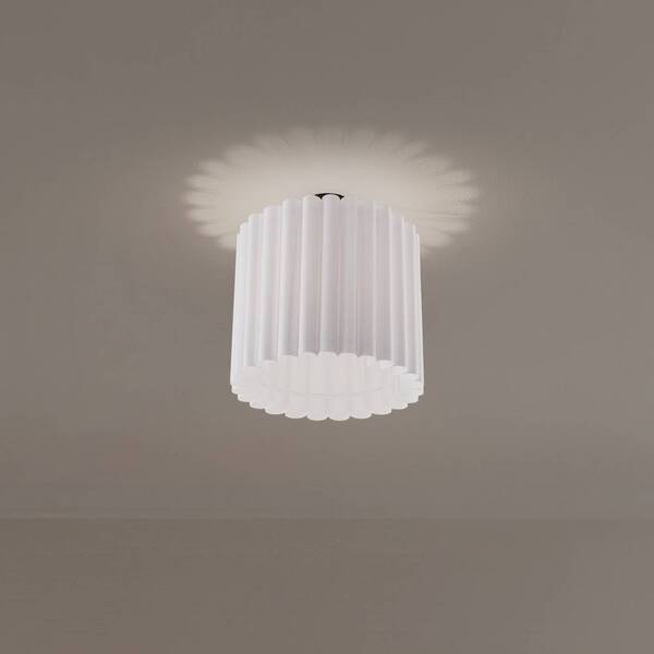  Duolla Duolla Plafón Aria, Blanco, Microfibra, E27 