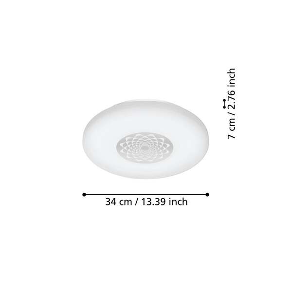  Eglo Connect Eglo Connect Capasso Z Plafón Led Cct 