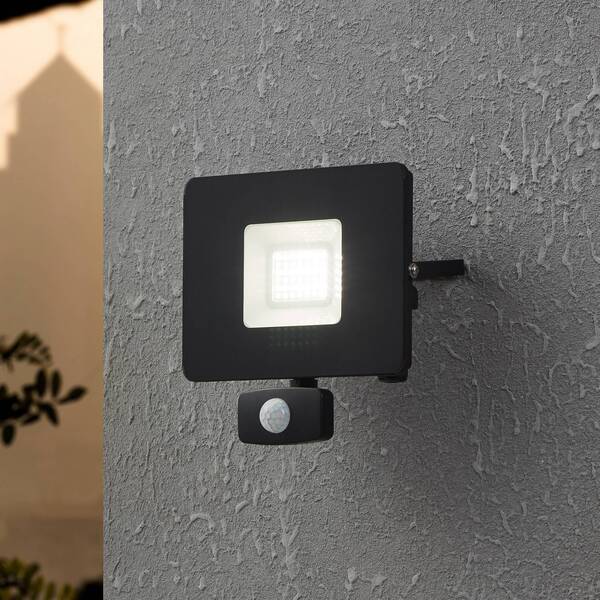  Eglo Eglo Foco De Exterior Led Faedo 3, Sensor, Negro, 30w 