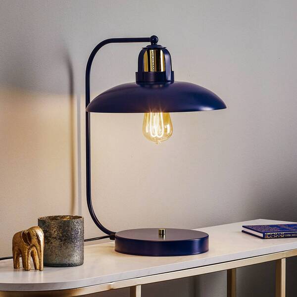  Eko-light Eko Light Lámpara De Mesa Felix, Azul/dorado 