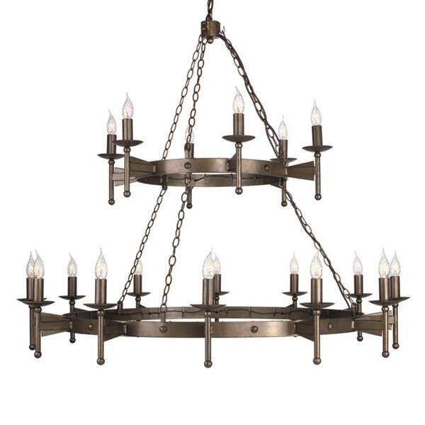  Elstead Elstead Araña Medieval Cromwell 18 Luces 