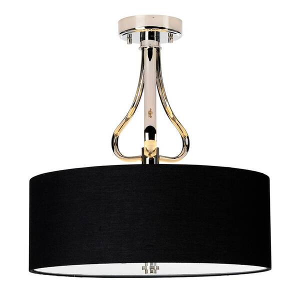  Elstead Elstead Plafón Led Falmouth Negro/cromo 