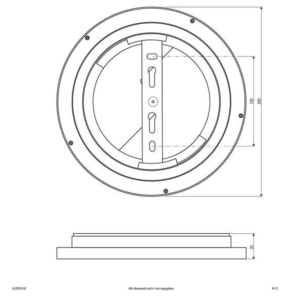  Evn Evn Alr Panel Led Blanco 12w ø25cm 4.000k 