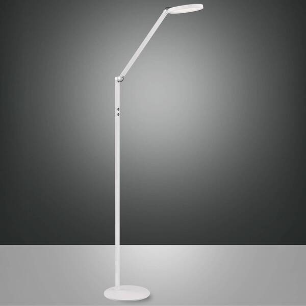  Fabas Luce Fabas Luce Lámpara De Pie Led Regina, 1 Luz, Blanco 