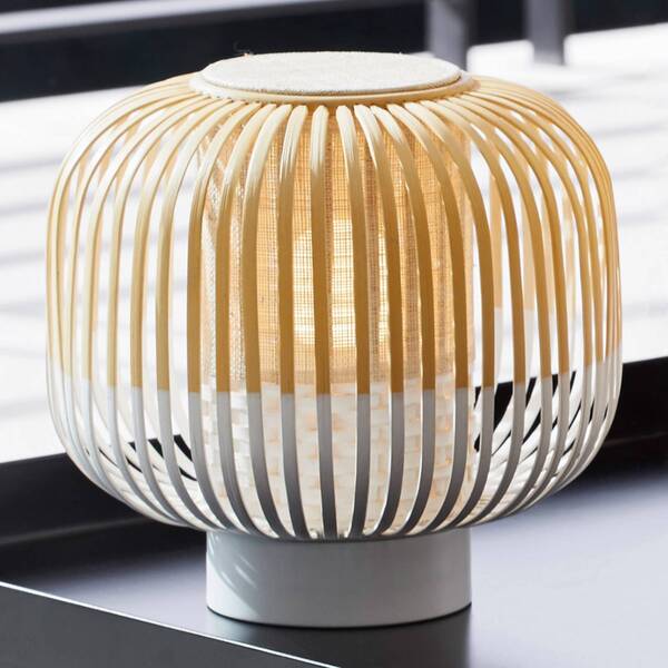  Forestier Forestier Bamboo Light S Lámpara De Mesa 24 Cm Blanco 