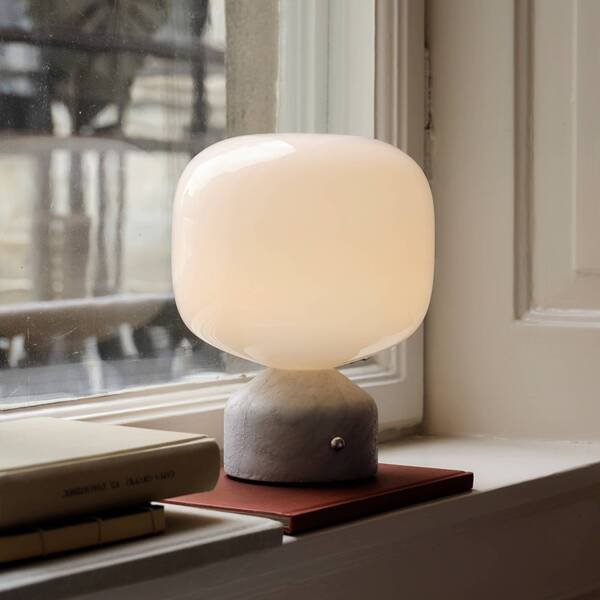  Gejst Lámpara De Mesa Led Gejst Meemo, Mármol Blanco, Cristal, Usb 