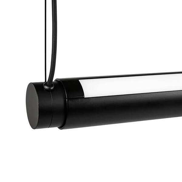  Hay Hay Factor Lineal Colgante Led Diffused, Negro 