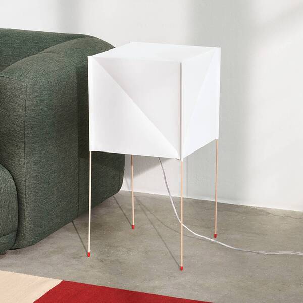  Hay Lámpara De Pie Paper Cube De Hay 