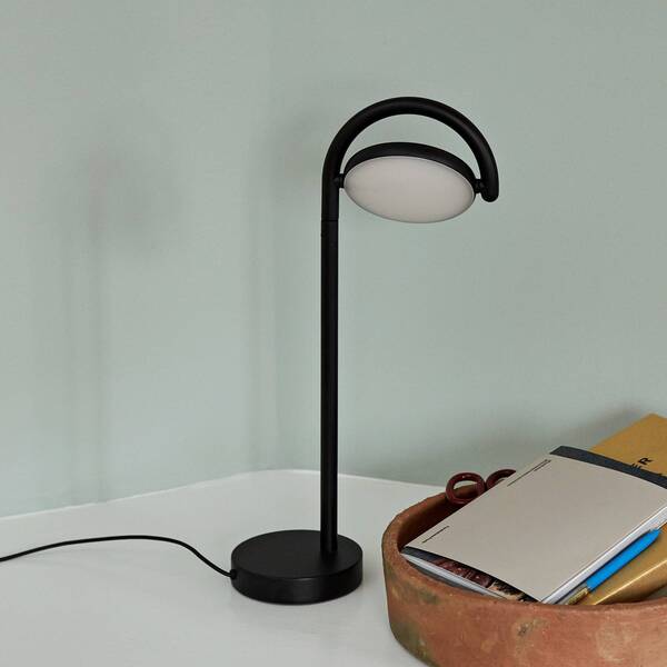  Hay Hay Marselis Lámpara De Mesa Led Ajustable, Negro 