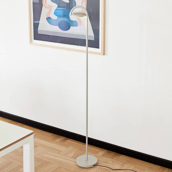  Hay Hay Marselis Lámpara De Pie Led Ajustable, Gris 