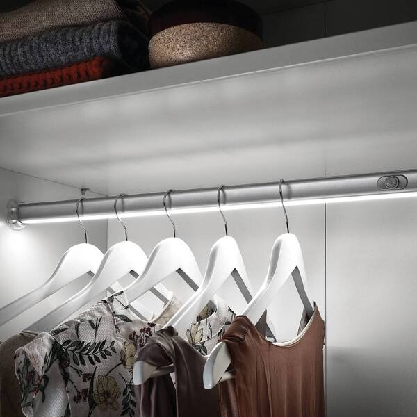  Hera Hera Lámpara Led Para Barra De Ropa Con Sensor, 120cm 