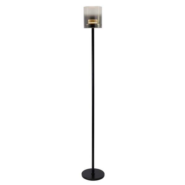  Highlight Highlight Lámpara De Pie Led Salerno, 2.700k, Negro/smoke 
