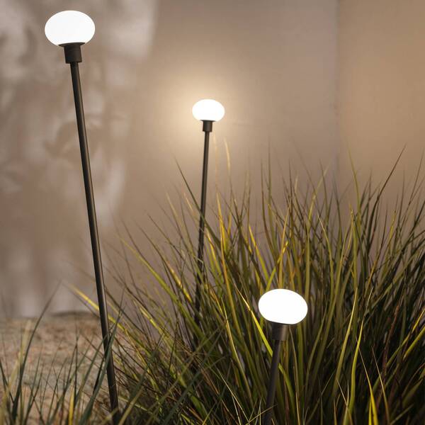  Karman Lámpara Led Con Pica Karman Minuit, Altura 105 Cm, Negro, Ip65 