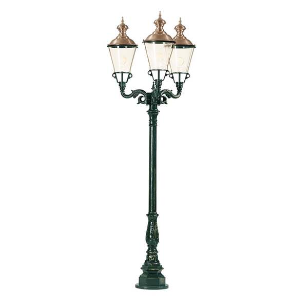  K.s. Verlichting K.s. Verlichting Candelabro De 3 Luces Parijs, Negro 
