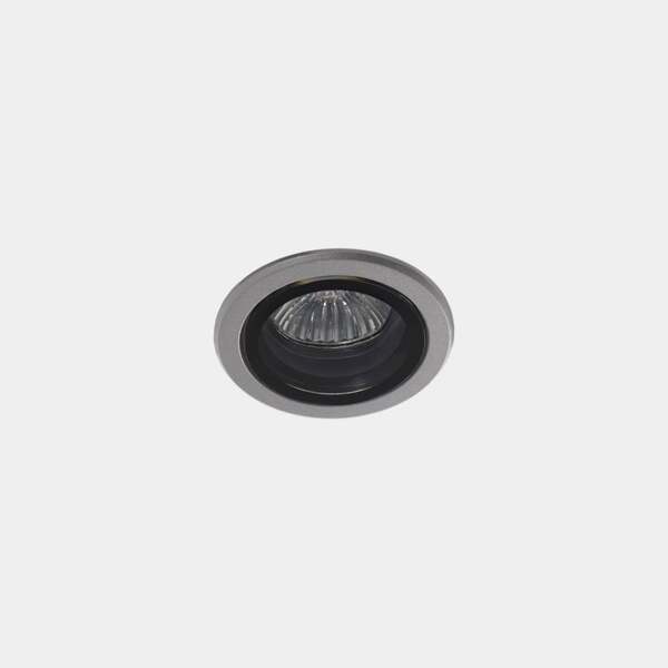  Leds-c4 Leds C4 Foco Empotrable De Exterior Eko, Gris, ø 7,5 Cm, Aluminio 