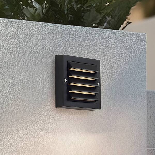  Lindby Lindby Aplique Led Para Exterior Muro, Negro, Pc, Juego De 2 