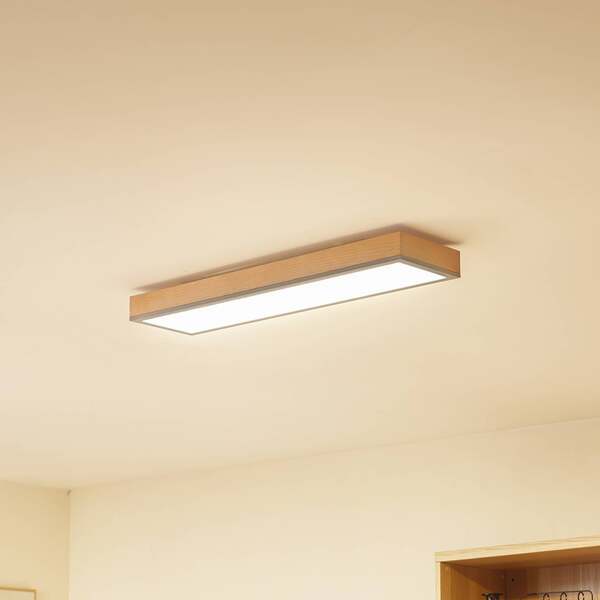  Lindby Lámpara Led De Techo Lindby Laviona, Larga, 80 Cm 