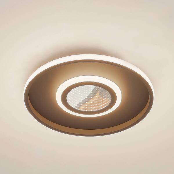  Lindby Plafón Led Lindby Selian, Atenuable, Infinity Tunnel 
