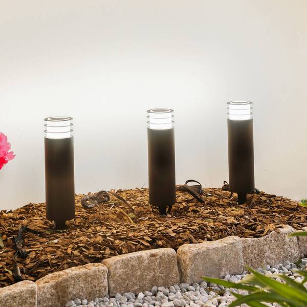  Lindby Lindby Smart Baliza Led Kaelo, Cct, Rgb, Tuya, 3er 