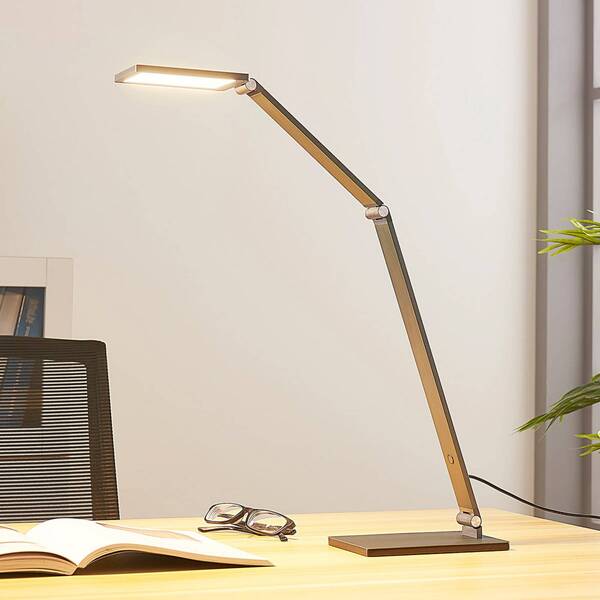  Lucande Lucande Lámpara De Mesa Led Mion, 41 Cm, Angular, Atenuable 