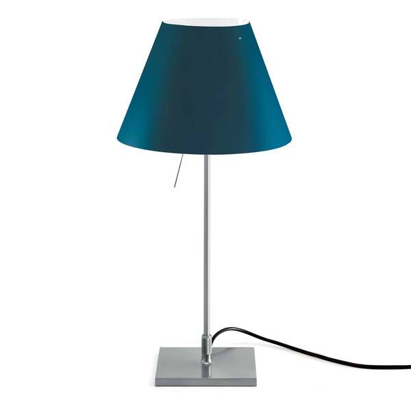  Luceplan Luceplan Costanzina Lámpara Mesa De Aluminio, Azul 