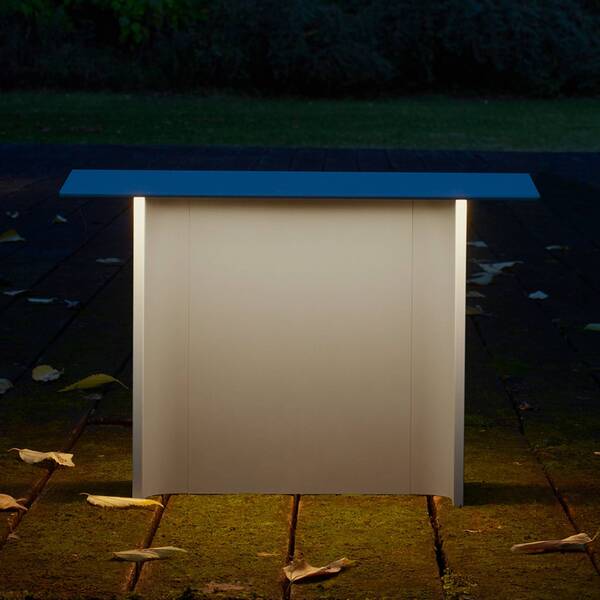  Luceplan Luceplan Fienile Baliza Led 32cm Gris Claro 