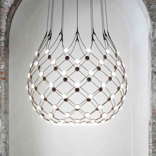  Luceplan Luceplan Mesh Lámpara ø 100 Cm Suspensión De 2 M 