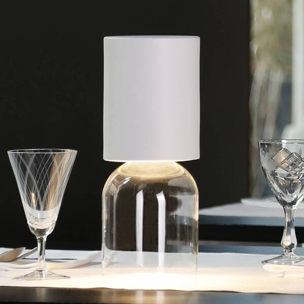  Luceplan Luceplan Nui Mini Lámpara Mesa Batería Ip54 Blanco 
