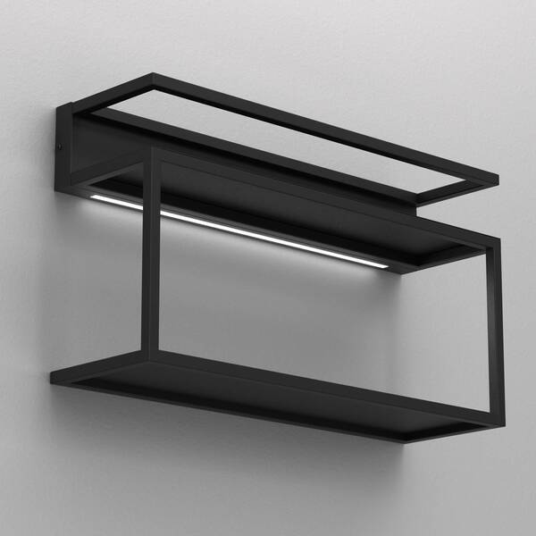  Luminex Luminex Aplique De Pared Para Estantería, Negro, Acero, 60 Cm De Largo, 1 X Led 