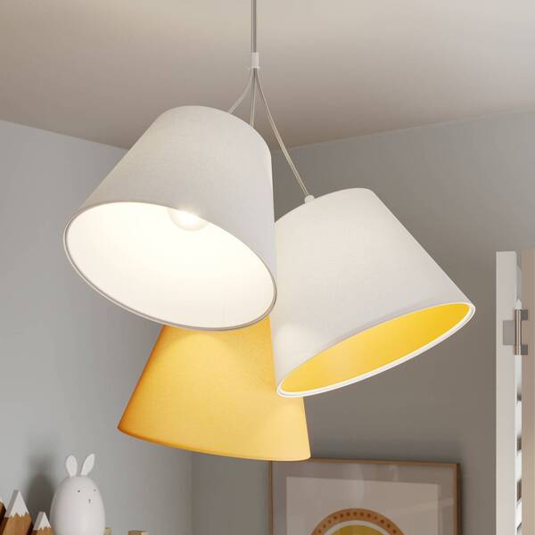  Maco Design Maco Design Lámpara Colgante Zsofia, 3 Luces, Blanco/amarillo 