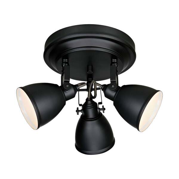  Markslöjd Markslöjd Plafón Fjällbacka, 3 Luces, Negro 