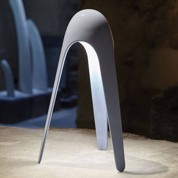  Martinelli Luce Martinelli Luce Cyborg Lámpara De Mesa Led, Gris 
