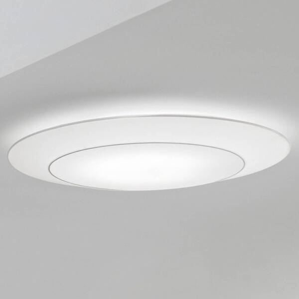  Modo Luce Lámpara De Techo Modo Luce Ring Tonda Triac Blanco ø65cm 
