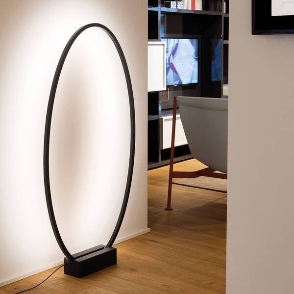  Nemo Nemo Ellisse Lámpara De Pie Led 2.700k Negro 