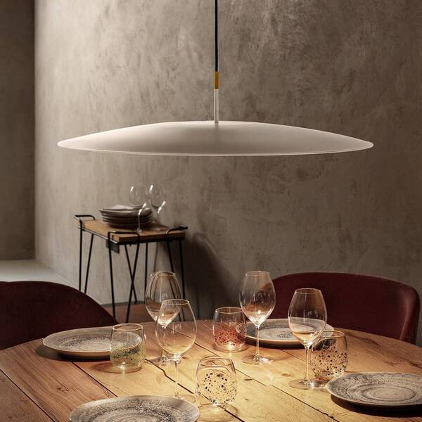  Olev Olev Overfly Plus Lámpara Colgante Led Blanco/oro ø55cm 