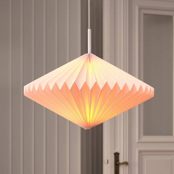  Osram Lámpara Colgante Osram Decor Paper Diamond, Blanca, Papel, E27 