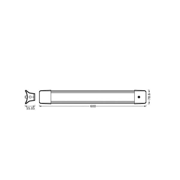  Osram Lámpara Colgante Led Office Line De Osram, Longitud 60 Cm, Interruptor Blanco 