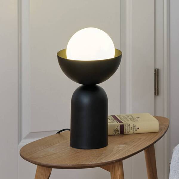  Osram Lámpara De Mesa Osram Decor Bowl, Negra, Acero, E14 