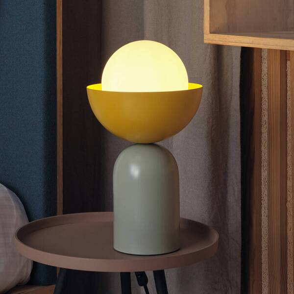 Osram Lámpara De Mesa Osram Decor Bowl, Verde/amarillo, Acero, E14 