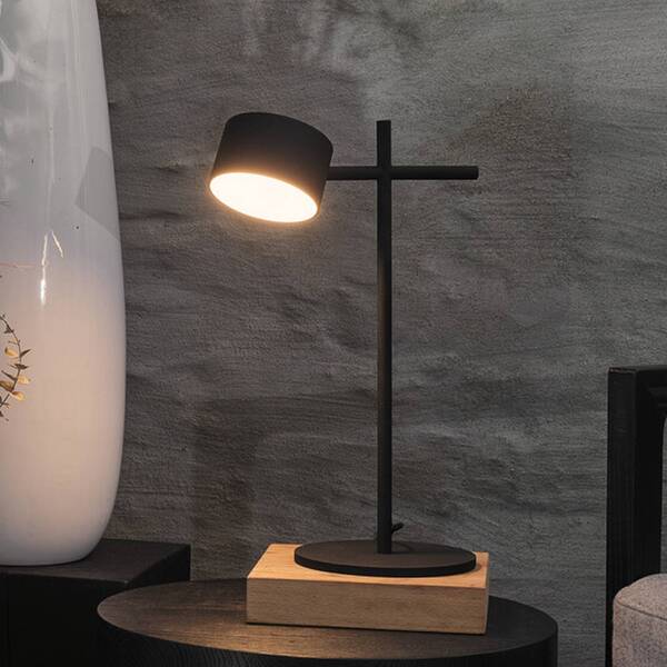  Osram Lámpara De Mesa Led Osram Decor Kyoto, Aluminio, Negro, Atenuable 