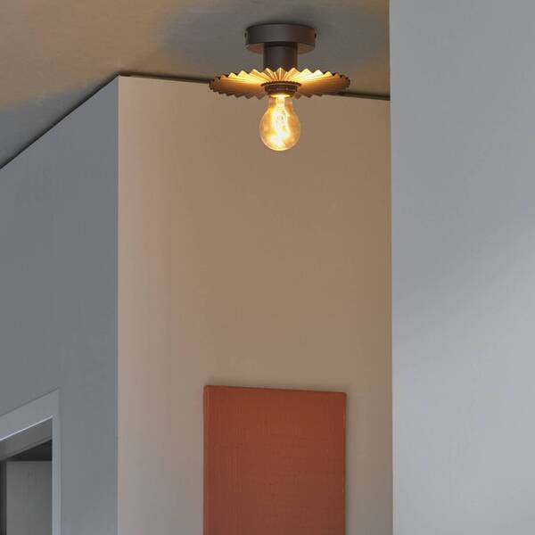  Osram Plafón Osram Decor Plissee, Gris, Acero, E27 