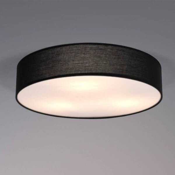  Osram Plafón Osram Orbis Paris, Negro, ø 40 Cm, Textil E27 