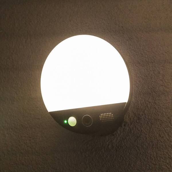  Osram Smart+ Osram Smart+ Aplique Wifi Para Exterior Round, Cámara, Sensor, Gris 