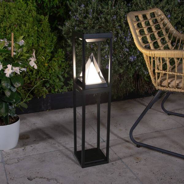  Osram Smart+ Osram Smart+ Bolardo Luminoso Led Para Caminos Alps, Negro Sensor Ip44 