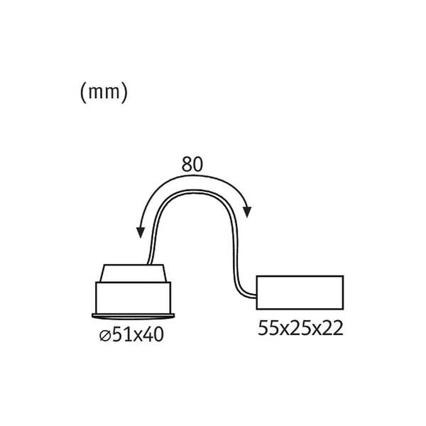 Paulmann Paulmann Coin Base Led 3 Step Dim 100° 5w 3.000k 